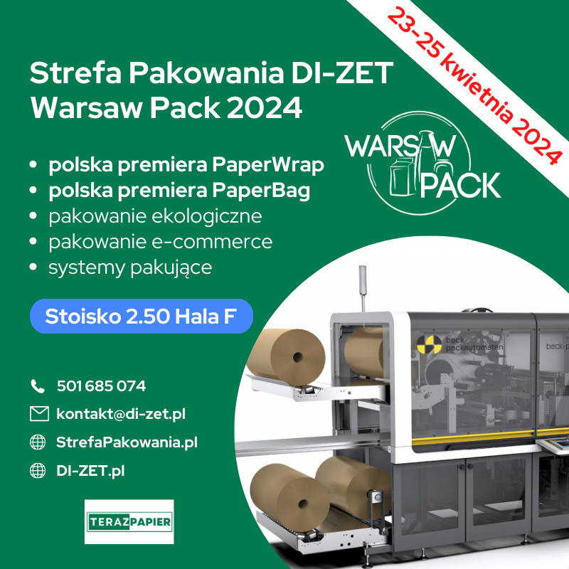 Paperbag Beck Packautomaten Strefa Pakowania DI-ZET Warsaw Pack 2024