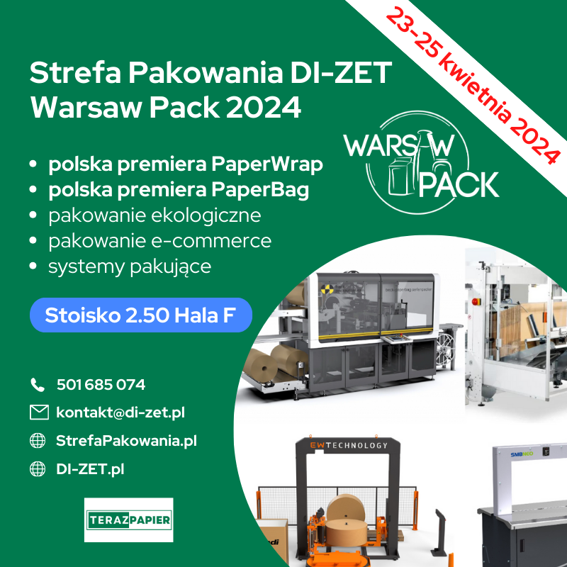 Targi Warsaw Pack 2024 Strefa Pakowania DI-ZET
